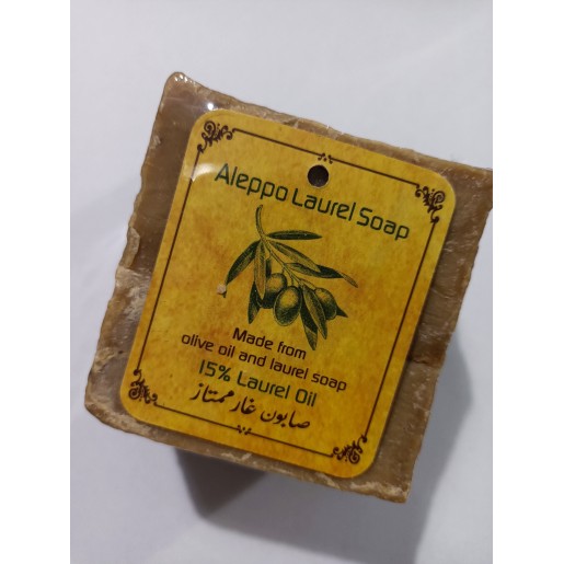 Mydło Aleppo oliwkowo - laurowe 15%